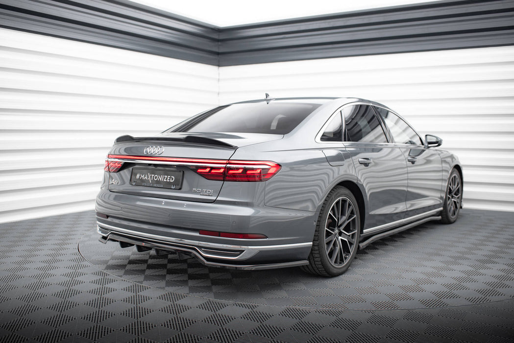 Maxton Design Rear Splitter (with vertical bars) Audi A8 D5