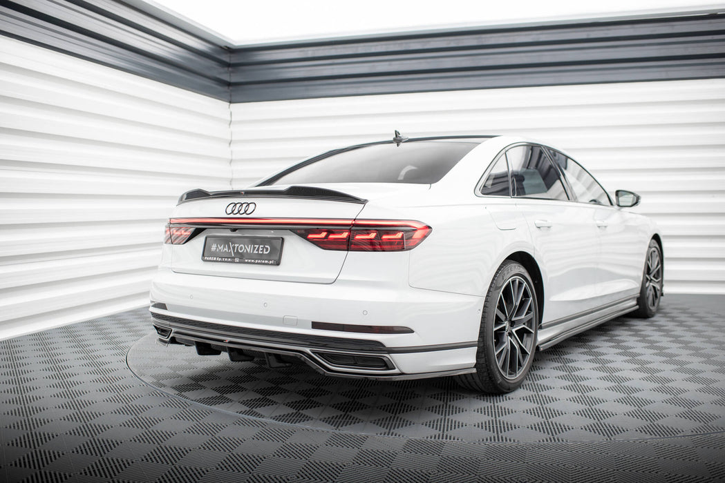 Maxton Design Rear Splitter (with vertical bars) Audi A8 S-Line D5