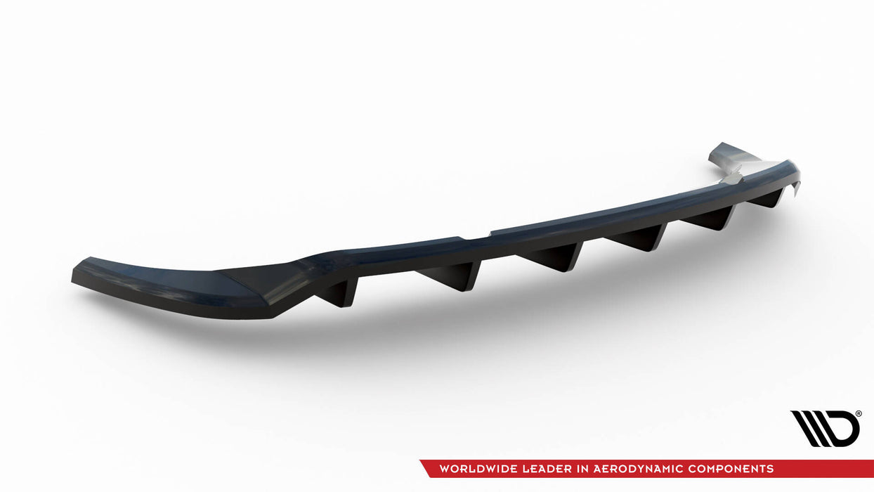 Maxton Design Rear Splitter (with vertical bars) Audi Q3 Sportback F3