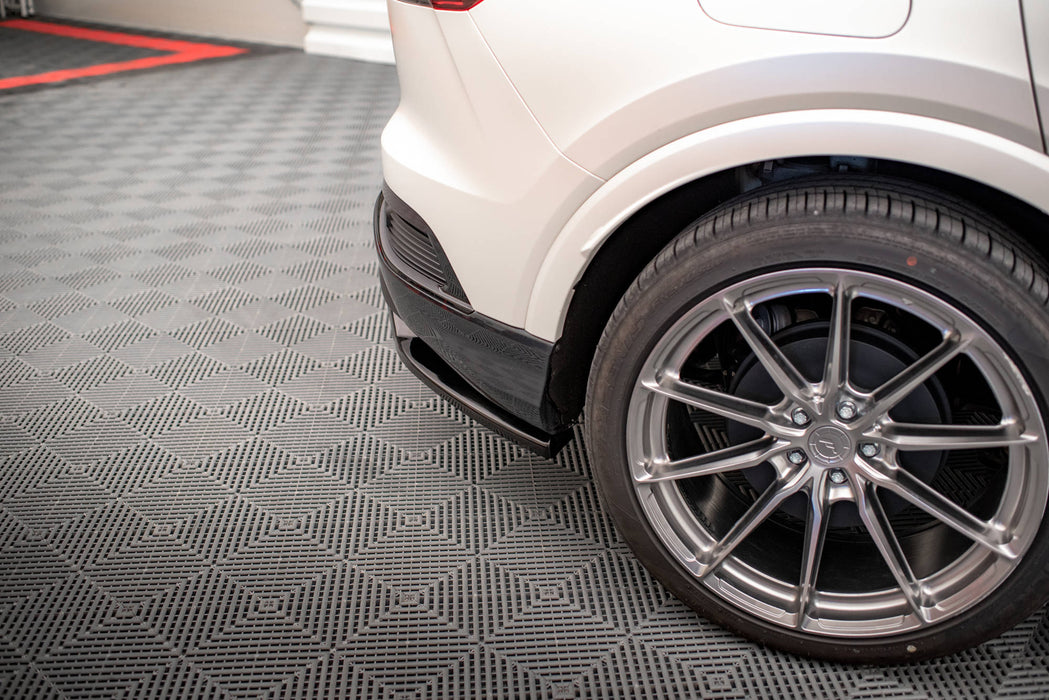 Maxton Design Rear Splitter (with vertical bars) Audi Q4 e-tron Sportback S-line Mk1