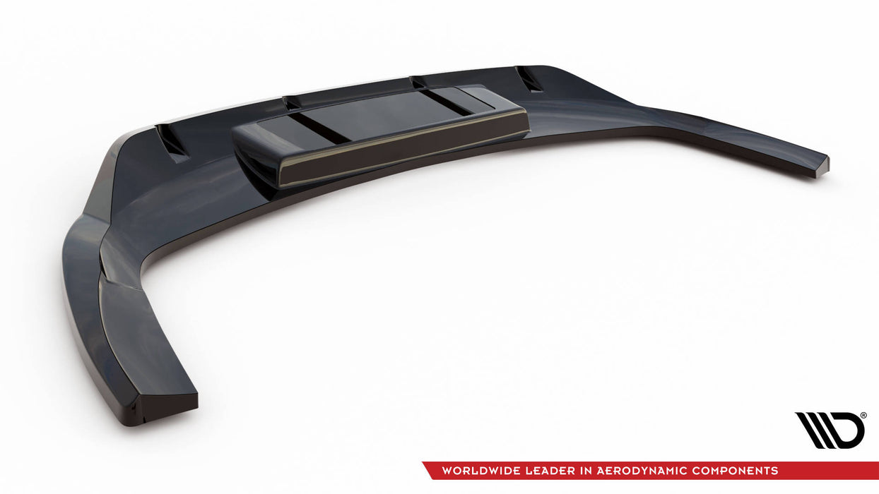 Maxton Design Rear Splitter (with vertical bars) Audi Q4 e-tron Sportback S-line Mk1