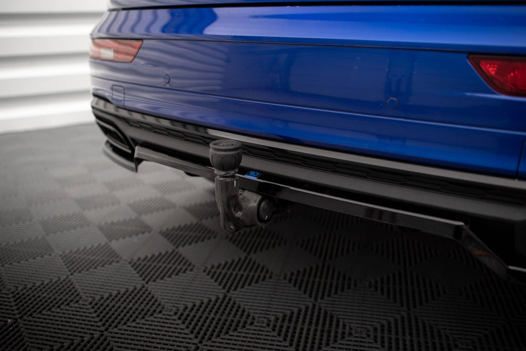 Maxton Design Rear Splitter (with vertical bars) Audi Q5 S-Line SUV Mk2 Facelift