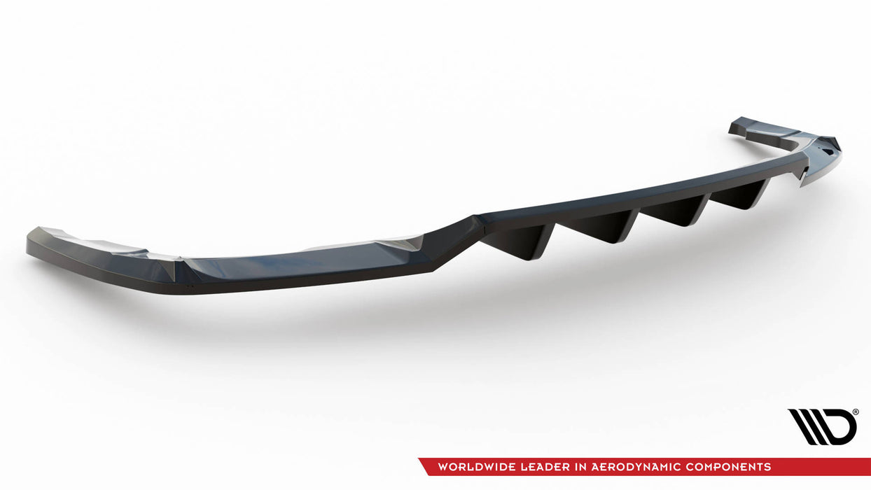 Maxton Design Rear Splitter (with vertical bars) Audi Q5 S-Line SUV Mk2 Facelift