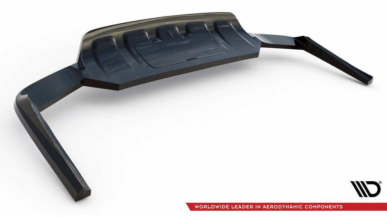 Maxton Design Rear Splitter (with vertical bars) Audi Q7 Mk2