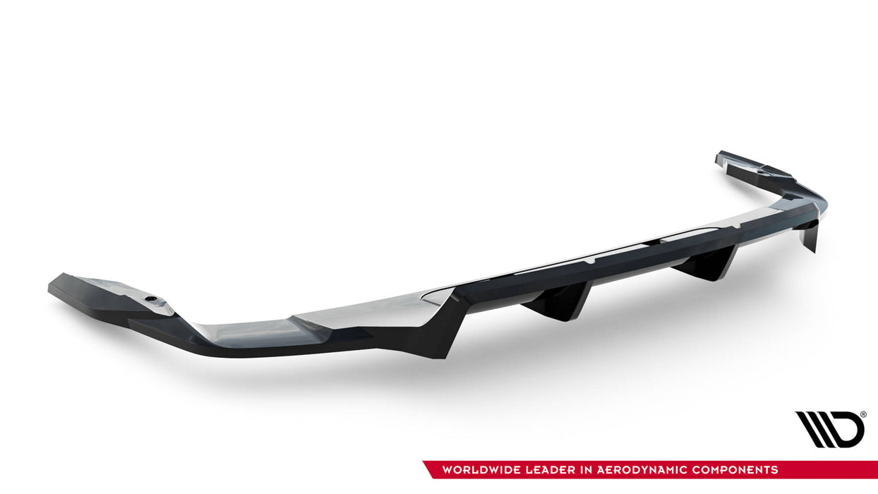 Maxton Design Rear Splitter (with vertical bars) Audi Q7 S-Line Mk2 Facelift 2