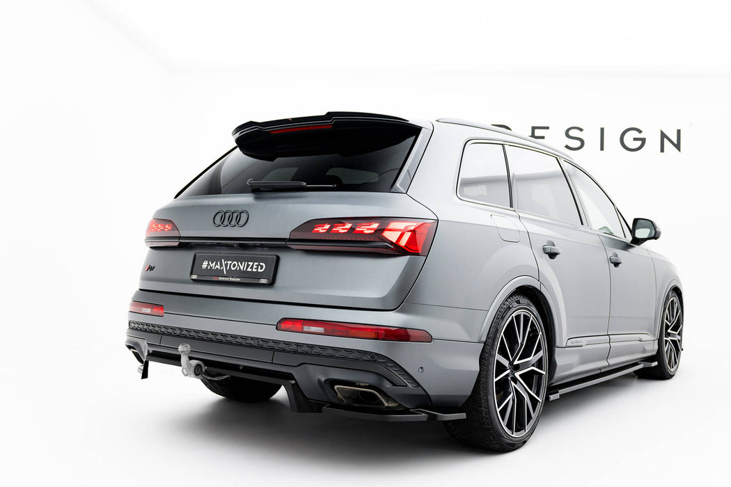 Maxton Design Rear Splitter (with vertical bars) Audi Q7 S-Line Mk2 Facelift 2