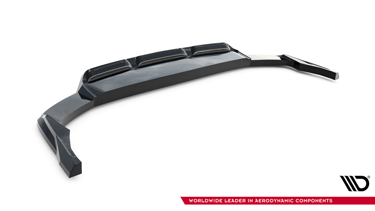 Maxton Design Rear Splitter (with vertical bars) Audi Q8 Mk1 Facelift
