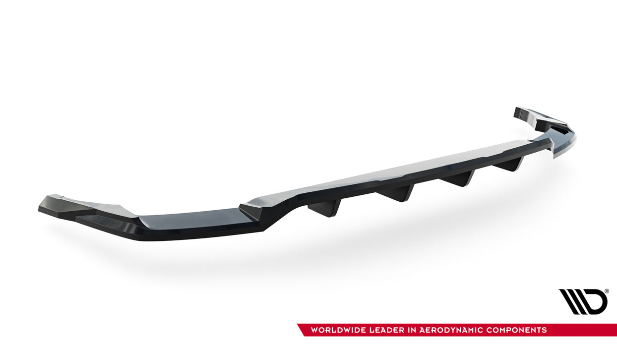 Maxton Design Rear Splitter (with vertical bars) Audi Q8 Mk1 Facelift