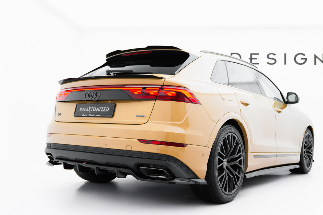 Maxton Design Rear Splitter (with vertical bars) Audi Q8 Mk1 Facelift