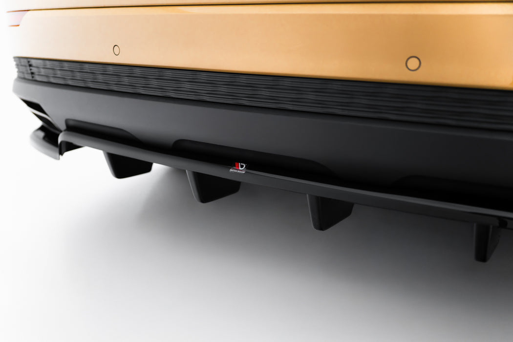 Maxton Design Rear Splitter (with vertical bars) Audi Q8 Mk1 Facelift