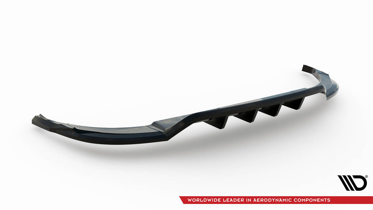 Maxton Design Rear Splitter (with vertical bars) Audi Q8 S-Line Mk1
