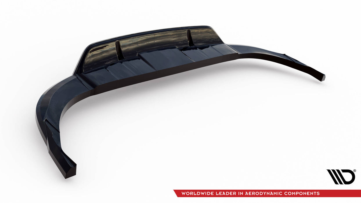 Maxton Design Rear Splitter (with vertical bars) Audi Q8 S-Line Mk1
