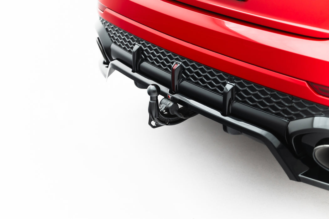 Maxton Design Rear Splitter (with vertical bars) Audi RSQ8 Mk1 Facelift