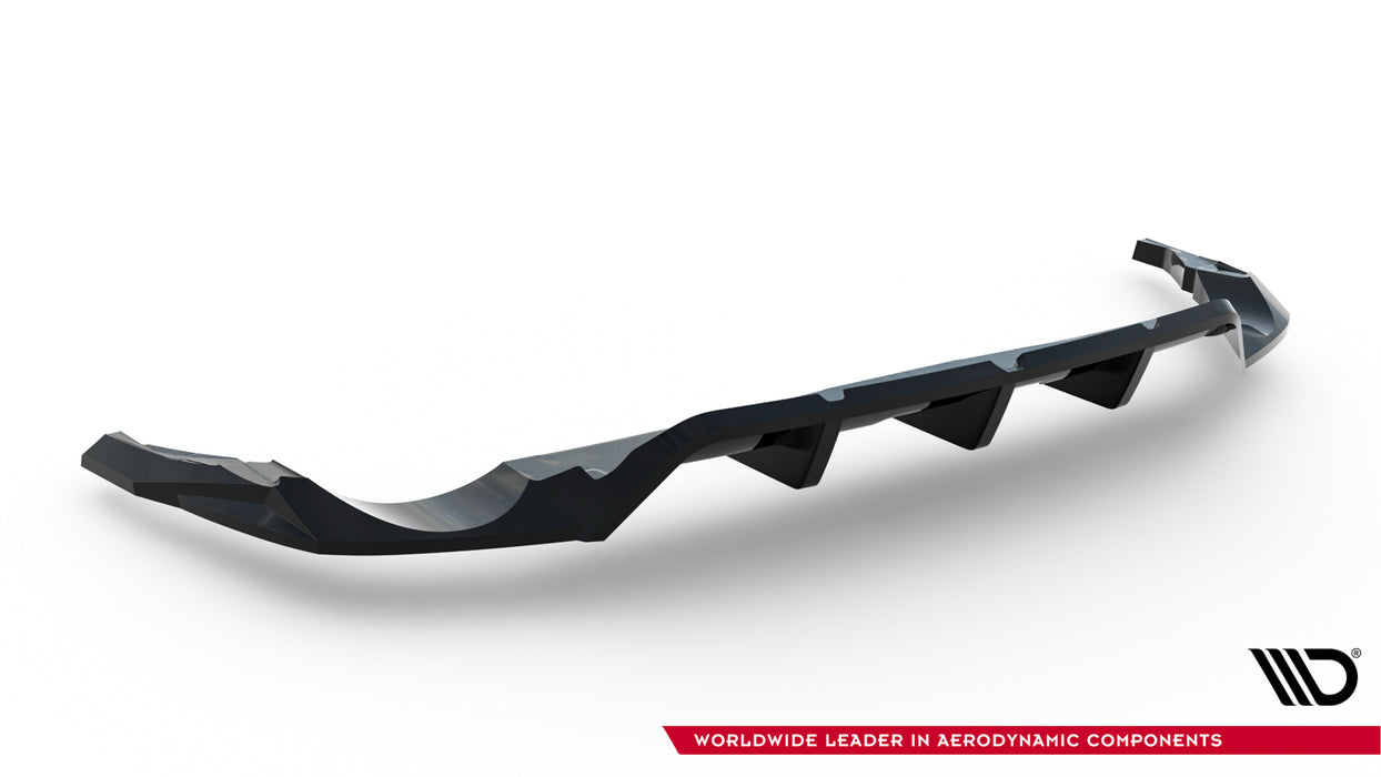 Maxton Design Rear Splitter (with vertical bars) Audi RSQ8 Mk1 Facelift