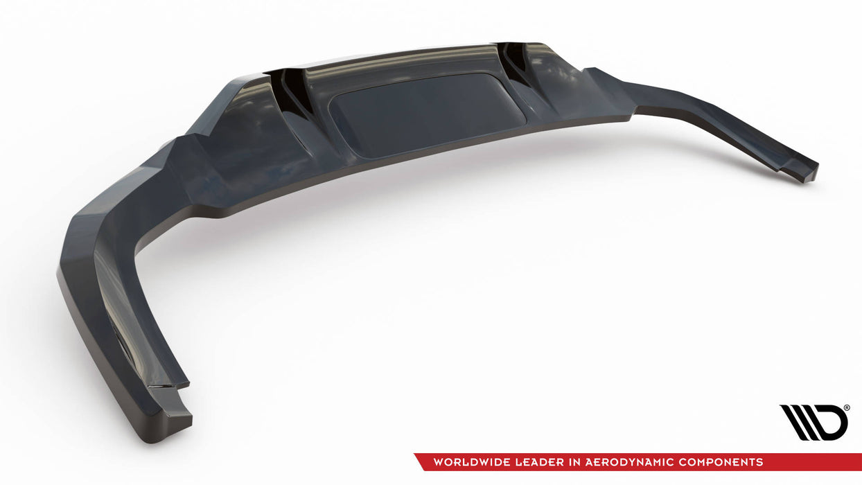 Maxton Design Rear Splitter (with vertical bars) Audi SQ5 / Q5 S-Line Sportback Mk2 Facelift