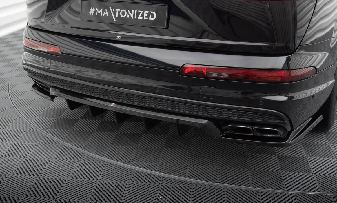 Maxton Design Rear Splitter (with vertical bars) Audi SQ7 Mk2