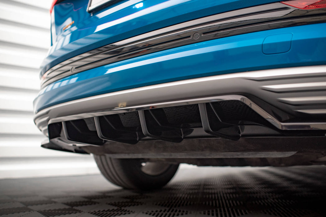 Maxton Design Rear Splitter (with vertical bars) Audi e-tron