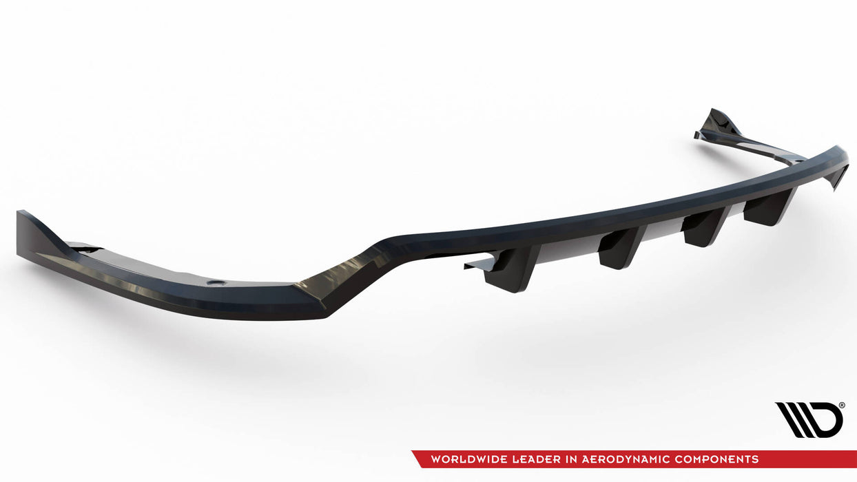 Maxton Design Rear Splitter (with vertical bars) BMW 4 Coupe / Gran Coupe / Cabrio M-Pack F32 / F36 / F33
