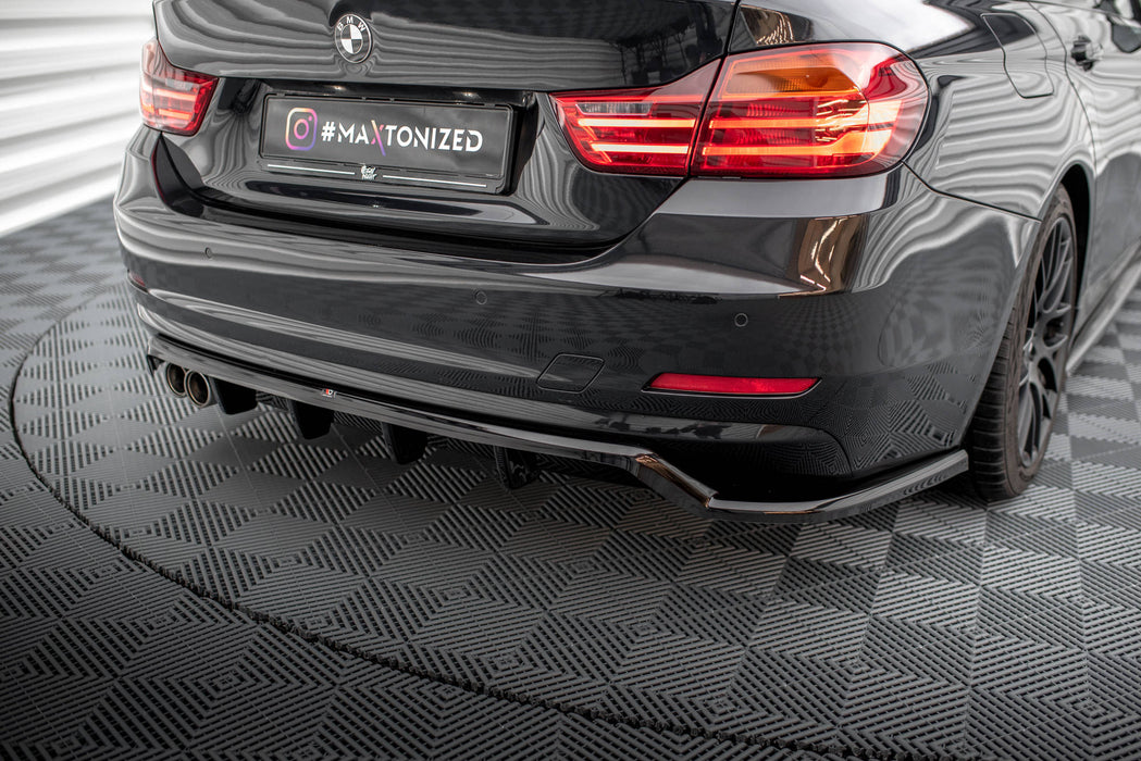 Maxton Design Rear Splitter (with vertical bars) BMW 4 Gran Coupe F36