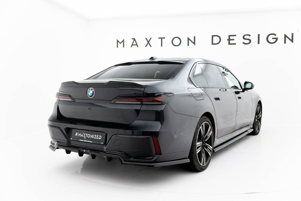 Maxton Design Rear Splitter (with vertical bars) BMW 7 M-Pack G70