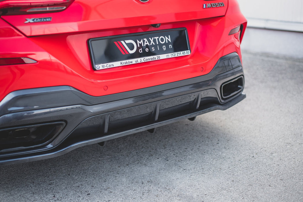 Maxton Design Rear Splitter (with vertical bars) BMW 8 Coupe M-Pack G15