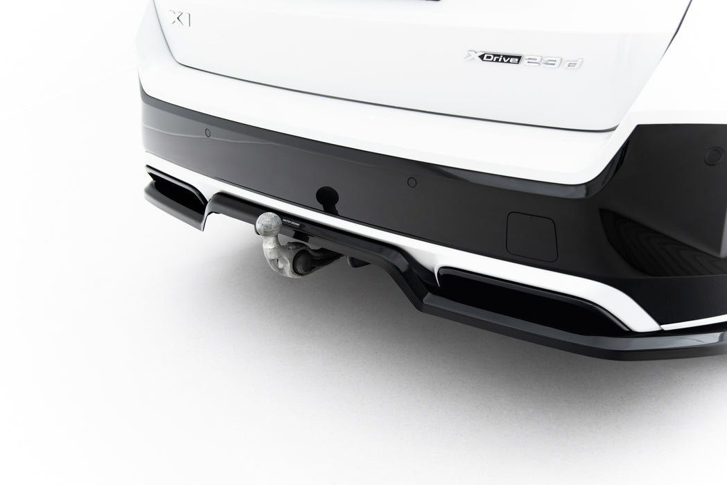 Maxton Design Rear Splitter (with vertical bars) BMW X1 M-Pack U11