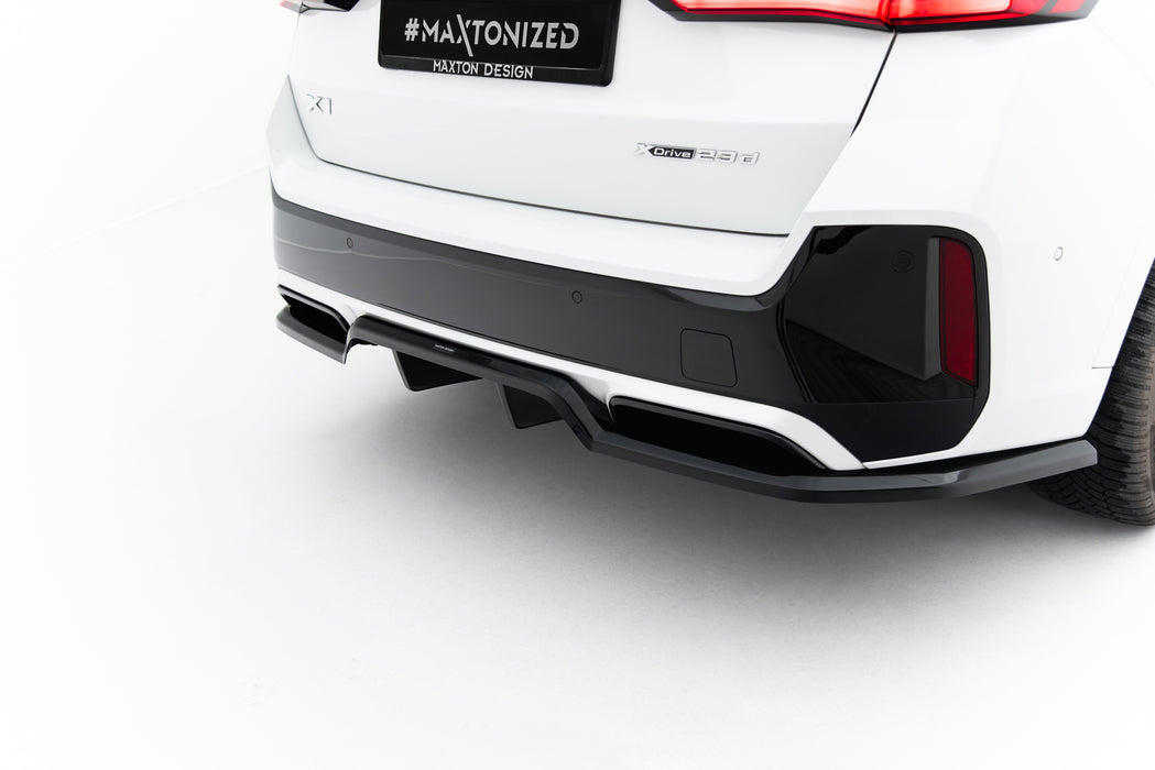 Maxton Design Rear Splitter (with vertical bars) BMW X1 M-Pack U11