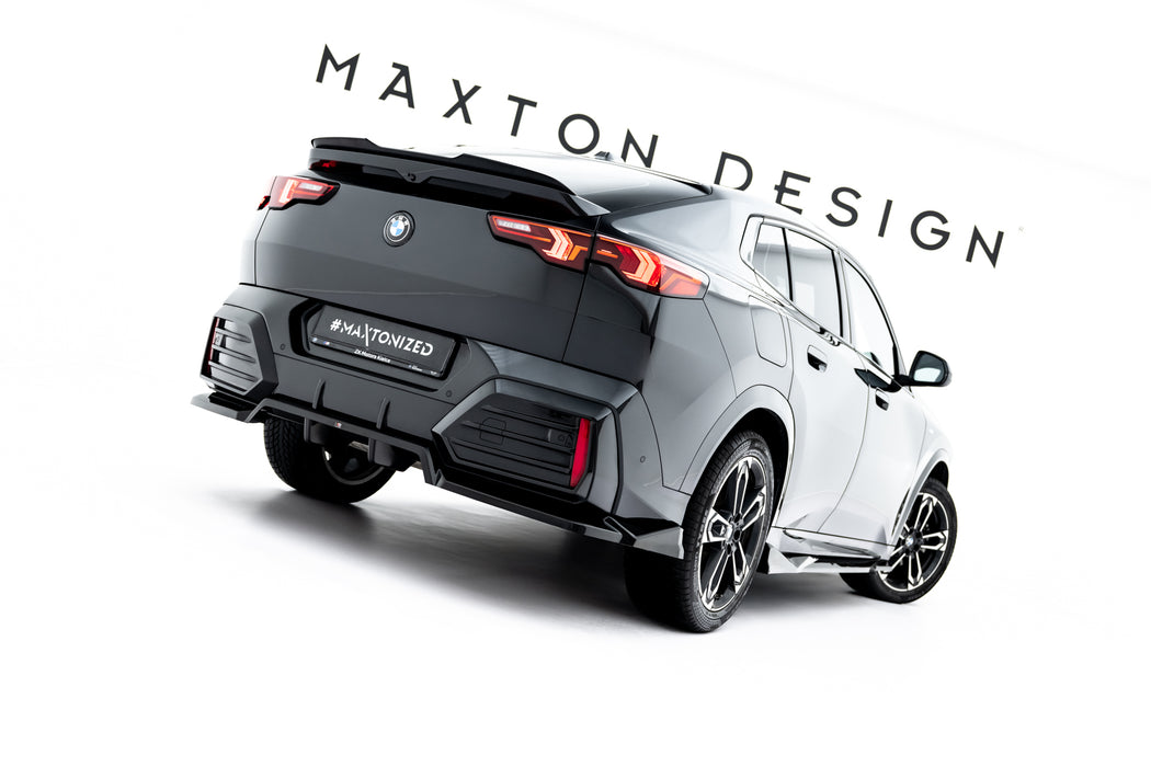 Maxton Design Rear Splitter (with vertical bars) BMW X2 M-Pack / iX2 U10