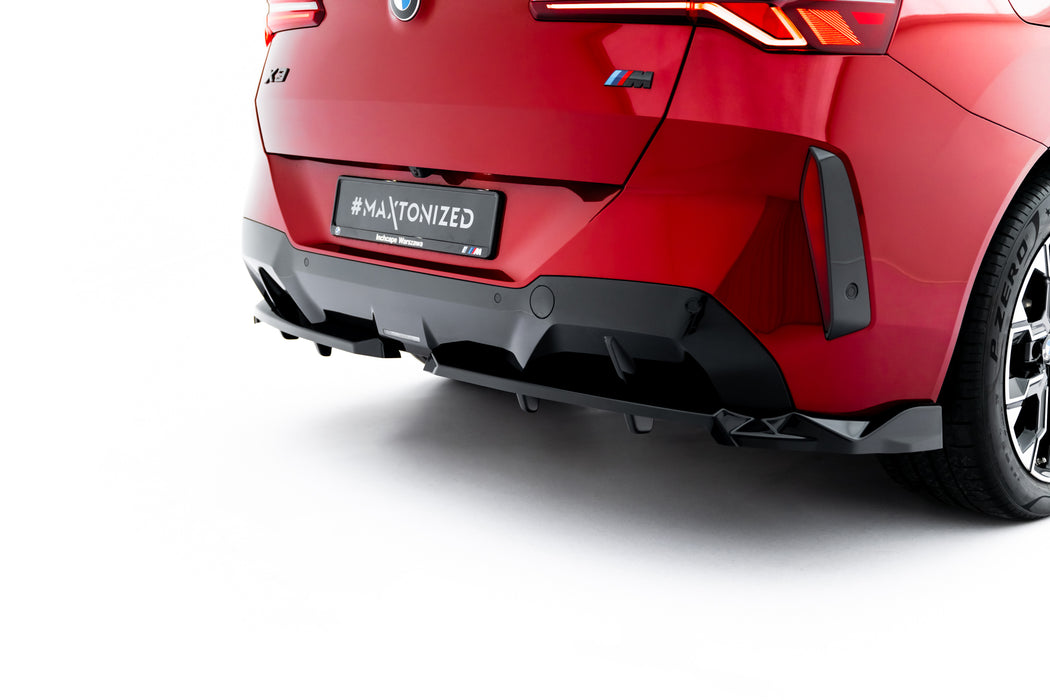 Maxton Design Rear Splitter (with vertical bars) BMW X3 M-Pack G45