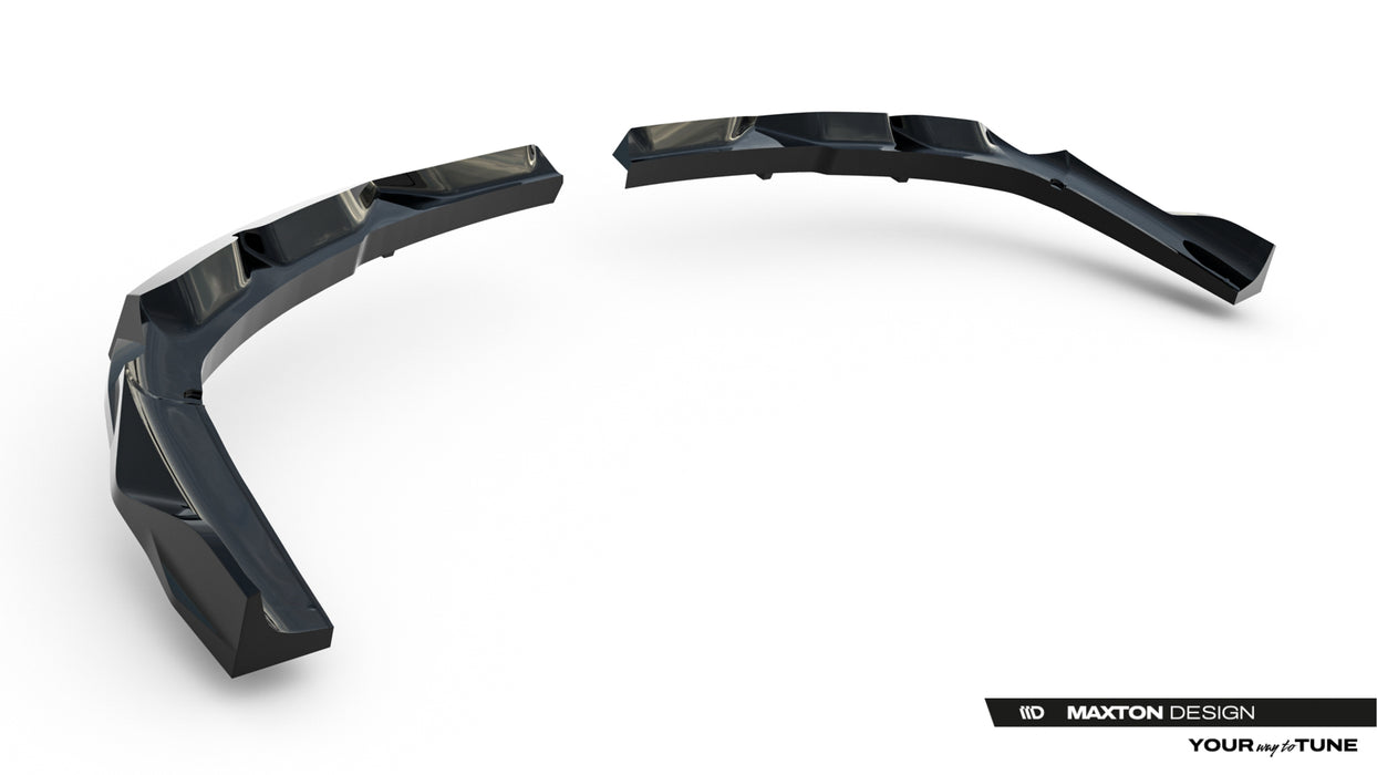 Maxton Design Rear Splitter (with vertical bars) BMW X3 M-Pack G45