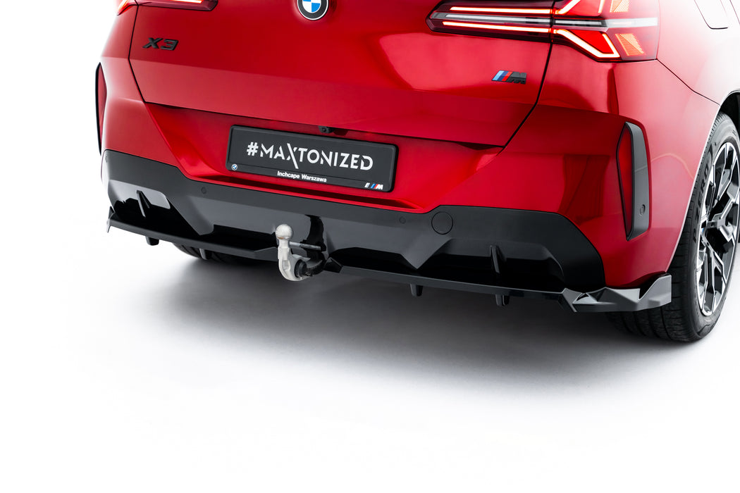 Maxton Design Rear Splitter (with vertical bars) BMW X3 M-Pack G45