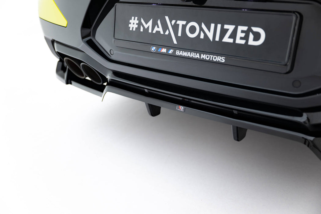 Maxton Design Rear Splitter (with vertical bars) BMW X4M F98 Facelift