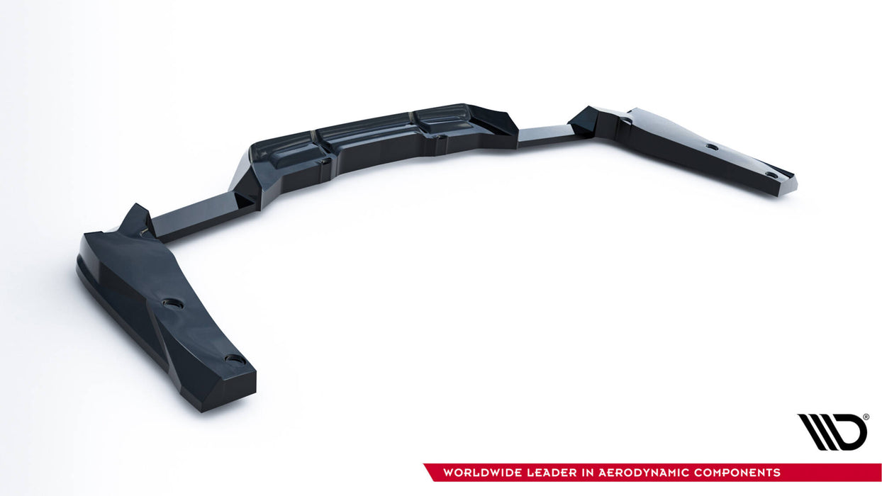 Maxton Design Rear Splitter (with vertical bars) BMW X4M F98 Facelift