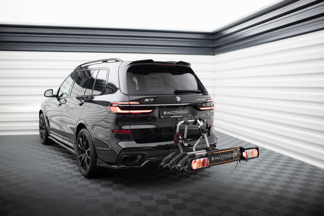 Maxton Design Rear Splitter (with vertical bars) BMW X7 M-Pack G07 Facelift