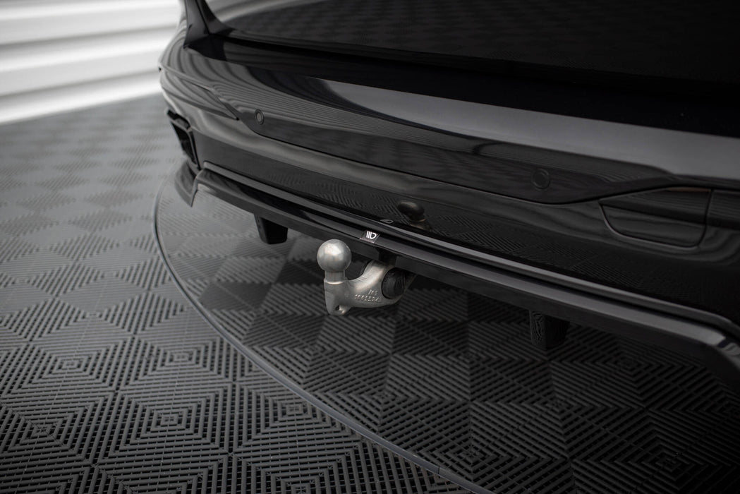 Maxton Design Rear Splitter (with vertical bars) BMW X7 M-Pack G07 Facelift