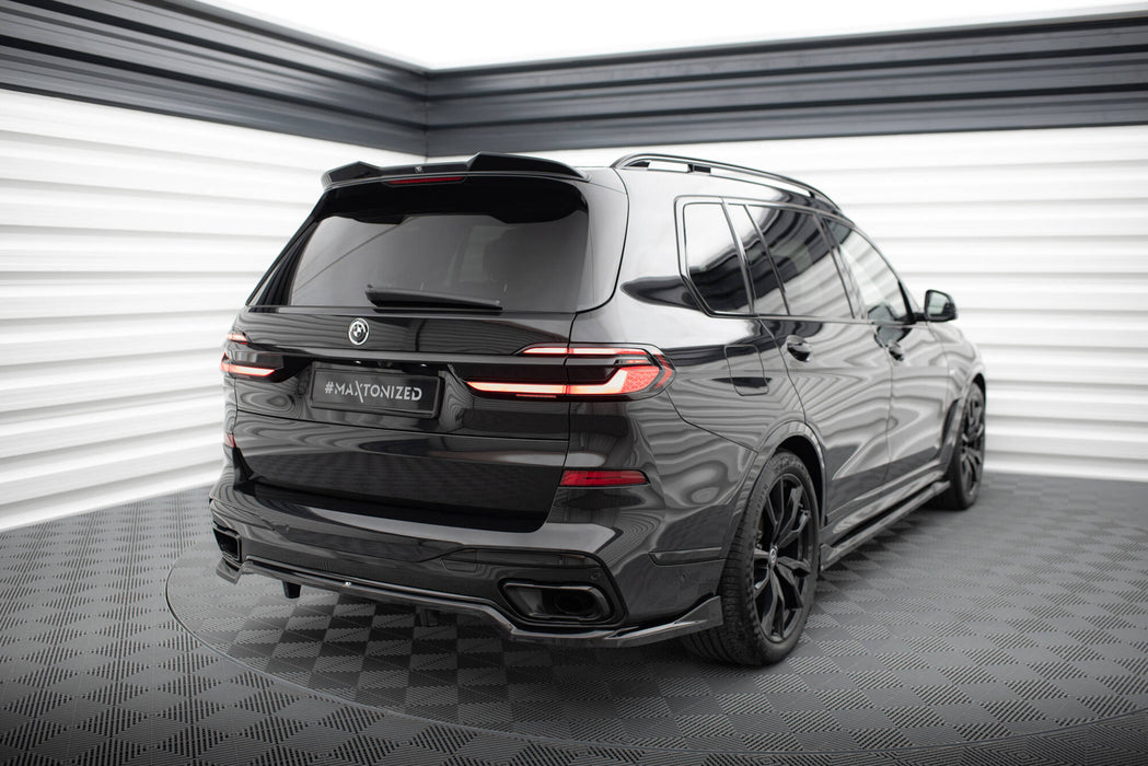 Maxton Design Rear Splitter (with vertical bars) BMW X7 M-Pack G07 Facelift