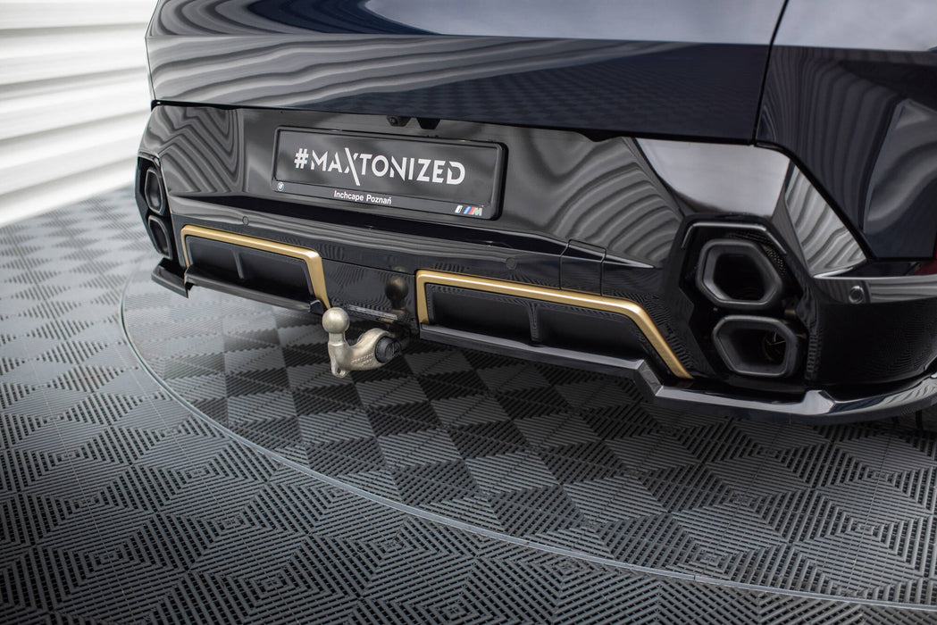 Maxton Design Rear Splitter (with vertical bars) BMW XM G09