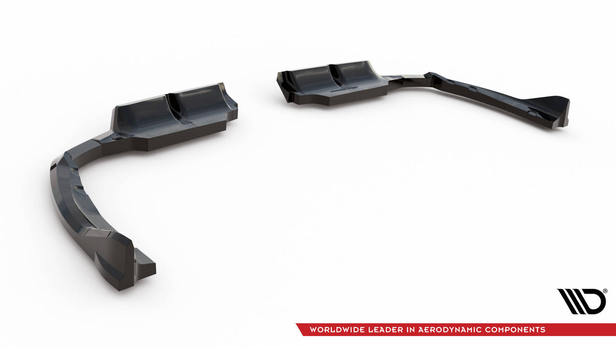 Maxton Design Rear Splitter (with vertical bars) BMW XM G09