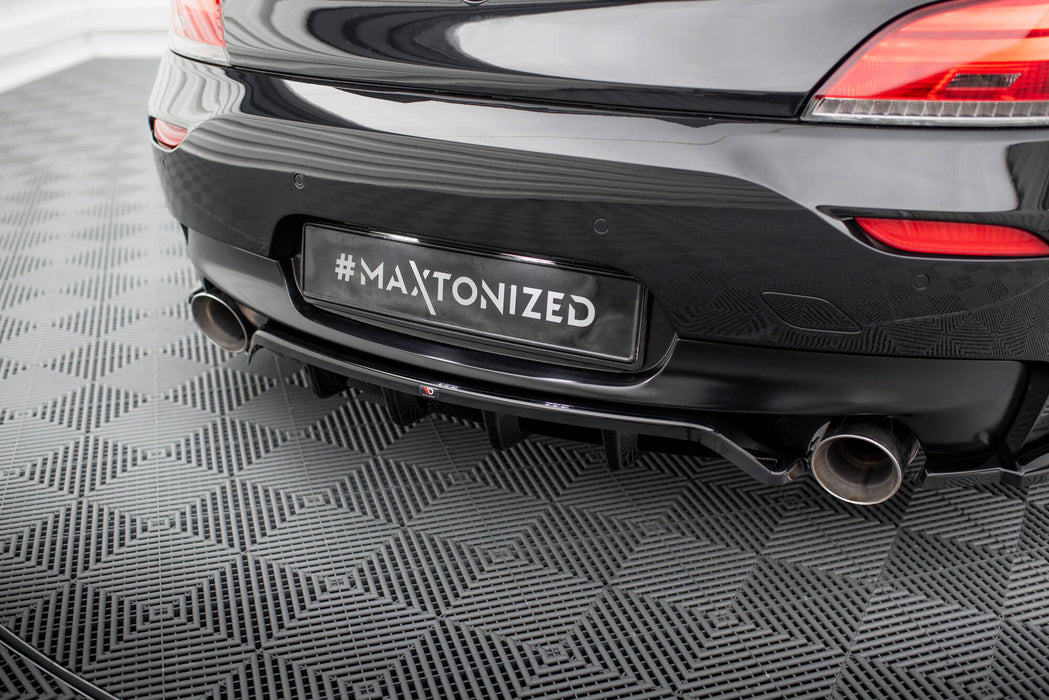 Maxton Design Rear Splitter (with vertical bars) BMW Z4 M-Pack E89 Facelift