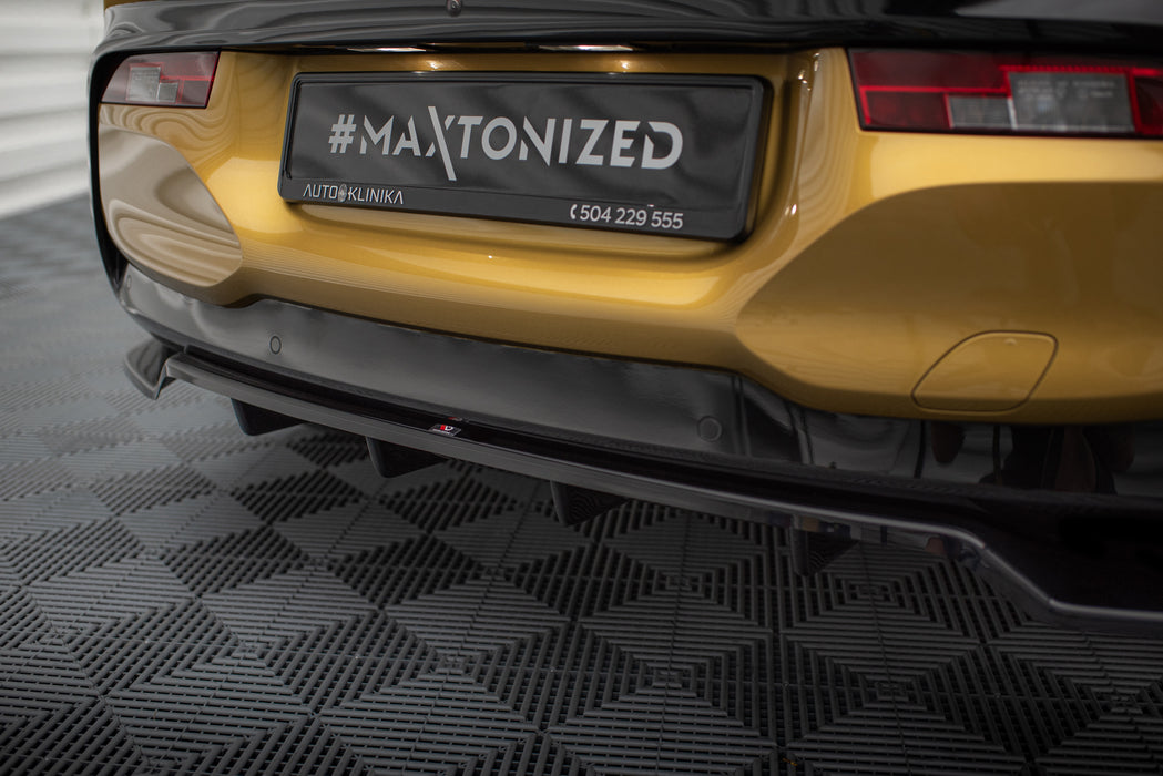 Maxton Design Rear Splitter (with vertical bars) BMW i3 S Mk1 Facelift