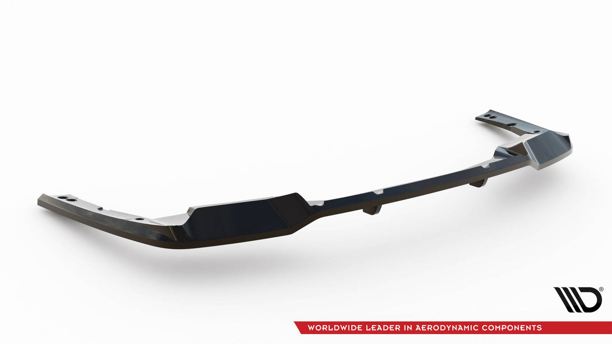 Maxton Design Rear Splitter (with vertical bars) BMW iX3 M-Pack G08 Facelift