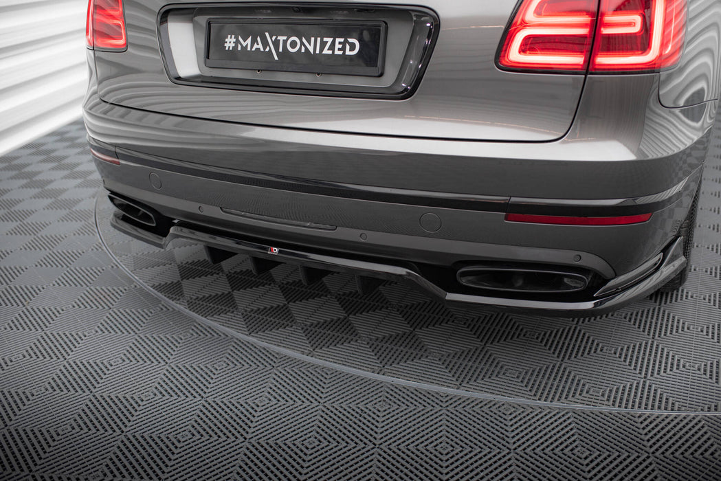 Maxton Design Rear Splitter (with vertical bars) Bentley Bentayga Mk1