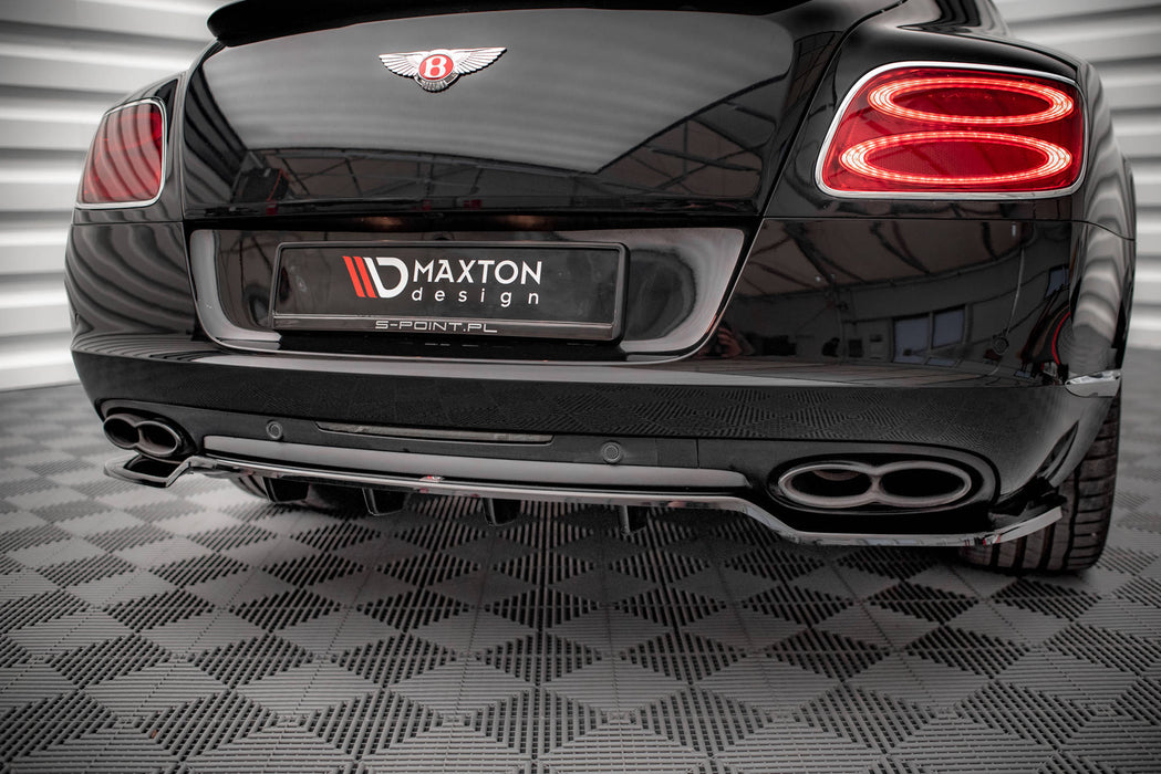 Maxton Design Rear Splitter (with vertical bars) Bentley Continental GT V8 S Mk2