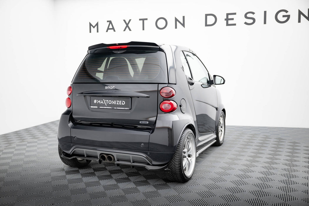 Maxton Design Rear Splitter (with vertical bars) Brabus Smart Fortwo C451 Facelift