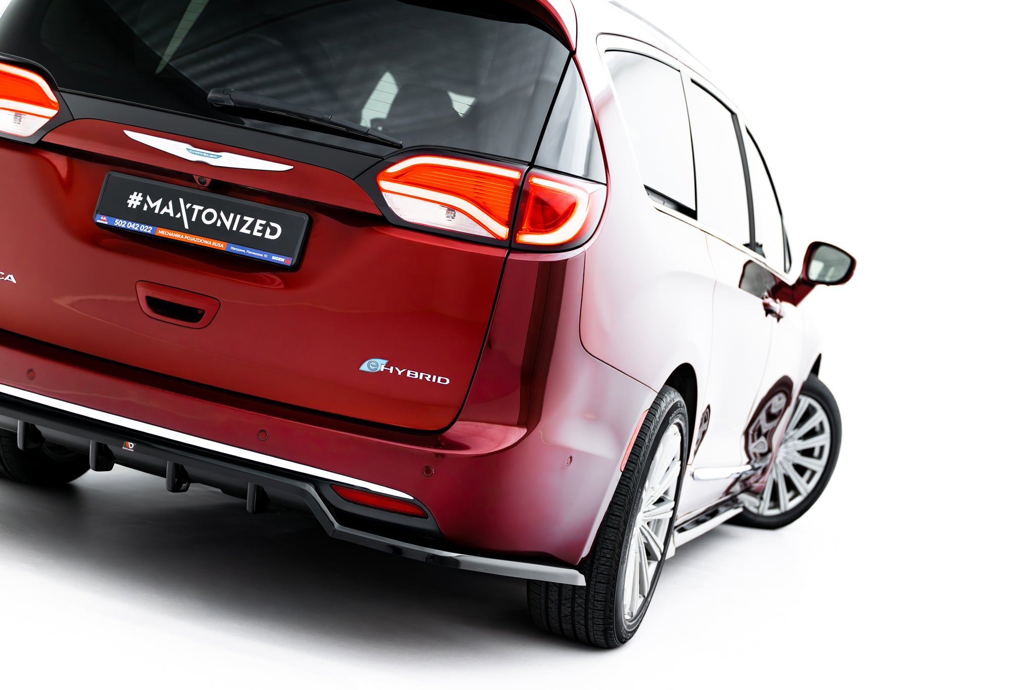 Maxton Design Rear Splitter (with vertical bars) Chrysler Pacifica Mk2 ...