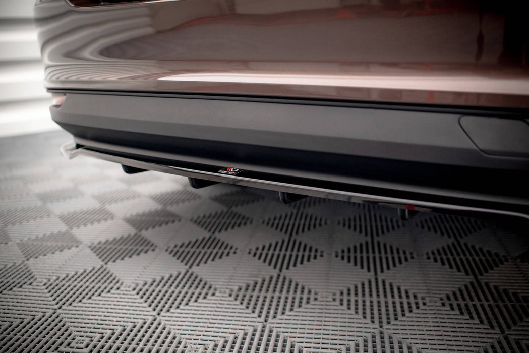Maxton Design Rear Splitter (with vertical bars) Fiat Tipo S Sedan Mk1