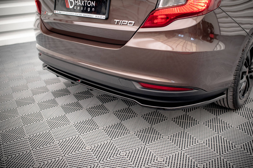 Maxton Design Rear Splitter (with vertical bars) Fiat Tipo S Sedan Mk1