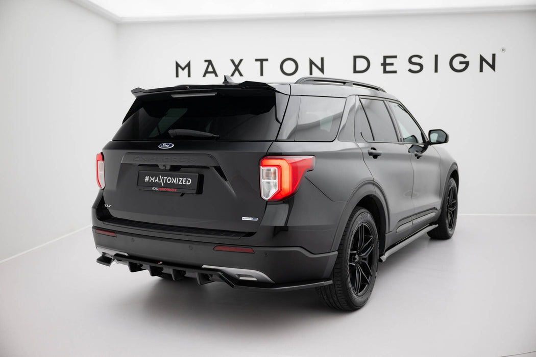 Maxton Design Rear Splitter (with vertical bars) Ford Explorer XLT Mk6