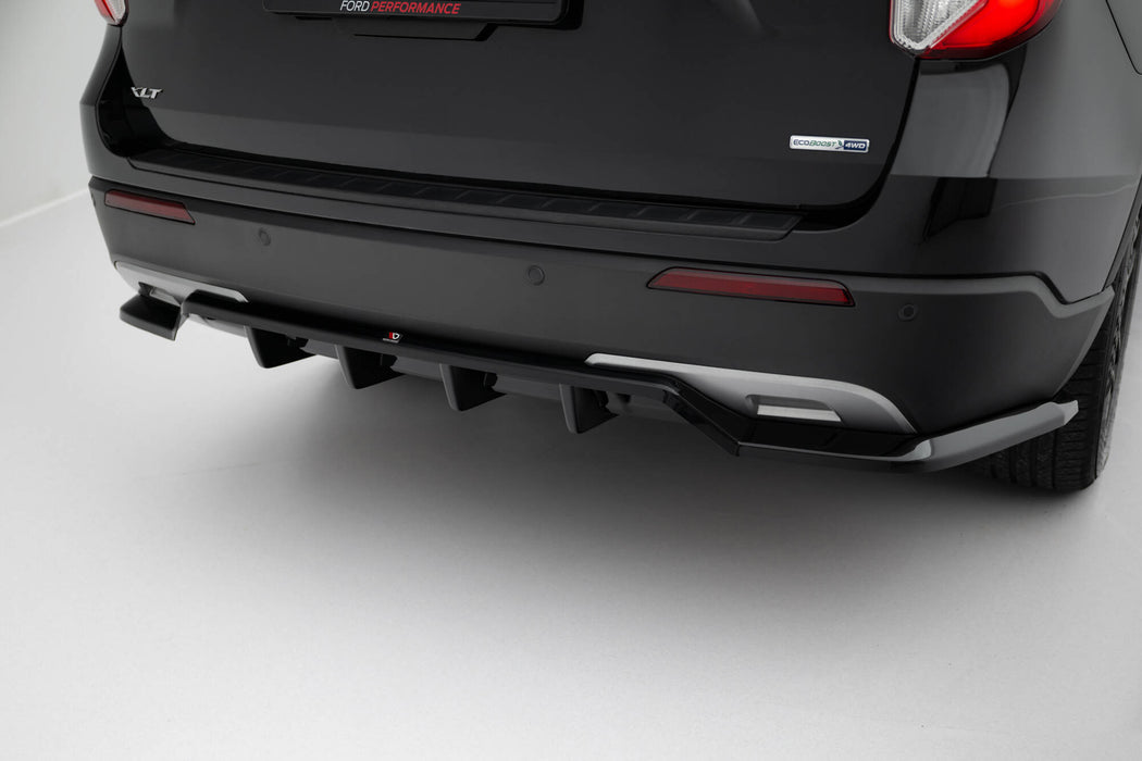 Maxton Design Rear Splitter (with vertical bars) Ford Explorer XLT Mk6