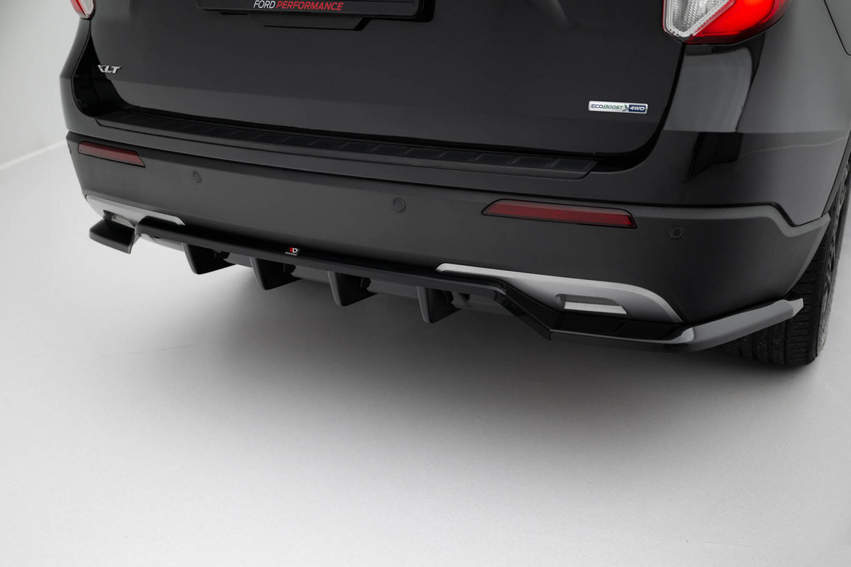 Maxton Design Rear Splitter (with vertical bars) Ford Explorer XLT Mk6 ...